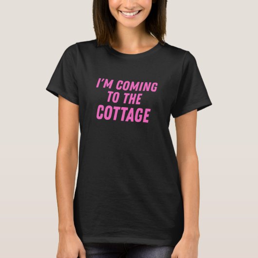 コテージに来ます Tシャツ (正面)