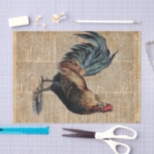 コテージのオンドリのヴィンテージ辞書の本のページ 薄葉紙 (クラフト)