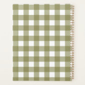 コテージのギンガムキノコプランナー プランナー手帳 (裏面)