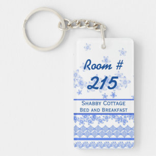 コテージのシックなイン部屋Keychain キーホルダー