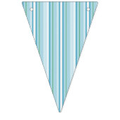 コテージのシックな男の子のベビーシャワーの旗布 バンティングフラッグ (第3の旗)