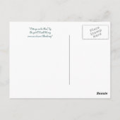 "コテージのフェンス"ありがとう！ ポストカード (裏面)