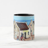 コテージの万能のデザインのマグ マグカップ (中央)