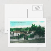 コテージの外気風フランスの景 ポストカード (正面/裏面)