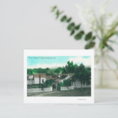 コテージの外気風フランスの景 ポストカード (スタンド正面)