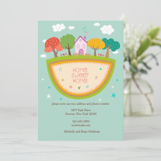 コテージの家の移動発表 案内状 (スタンド正面)