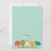 コテージの家の移動発表 案内状 (裏面)