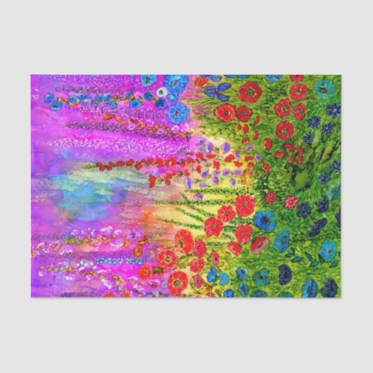 コテージの庭のティッシュペーパー 薄葉紙 (正面)