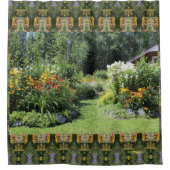 コテージの庭道を取って下さい! シャワーカーテン (正面)