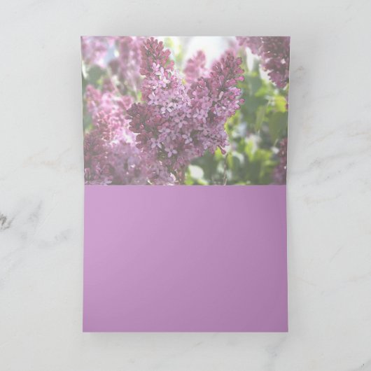 コテージのCHINTZ カード (内部)