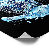 コテージへのホッケー・ドリップ・ロマンスカップルに来ています ポスター (角)