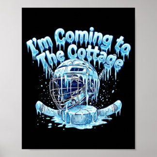 コテージへのホッケー・ドリップ・ロマンスカップルに来ています ポスター