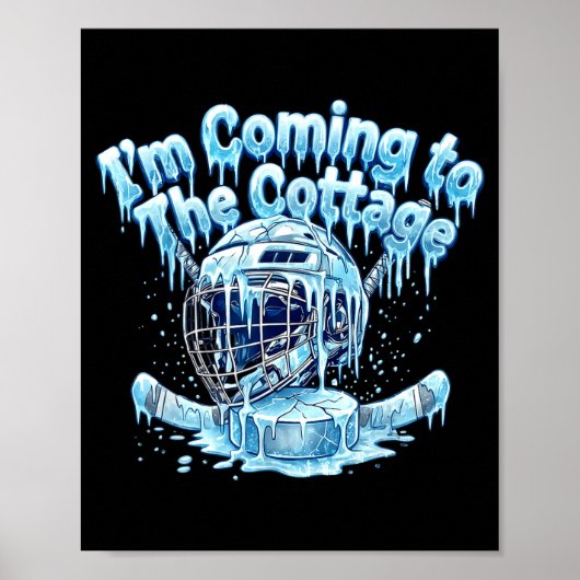 コテージへのホッケー・ドリップ・ロマンスカップルに来ています ポスター (正面)