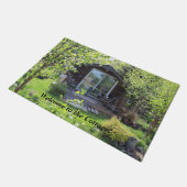 コテージへの歓迎! ドアマット (アングル)