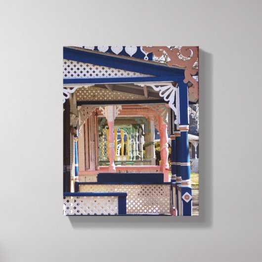 コテージアフターコテージ – マーサズヴィネヤード キャンバスプリント (正面)