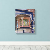 コテージアフターコテージ – マーサズヴィネヤード キャンバスプリント (インサイチュ (ウッドフロア))