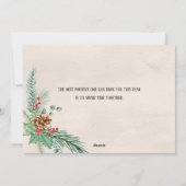 コテージウィンドウホームfor the Holidays 4写真 シーズンカード (裏面)