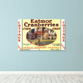 コテージエアトモールクランベリーブランドラベル キャンバスプリント (インサイチュ (ウッドフロア))