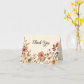 コテージエレガントコアワイルドフラワーウォーター色 カード (黄色い花)