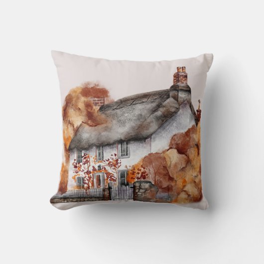 コテージオータムハウスフローラ秋装飾用クッション クッション (正面)