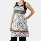 コテージカスタムガーデンフローラアートパターン エプロン (インサイチュ)