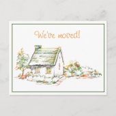 コテージカラフルの新しい住所案内はがき 案内ポストカード (正面)