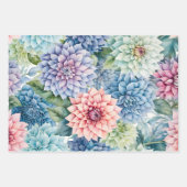 コテージカラフル花包み紙シート ラッピングペーパーシート (正面2)