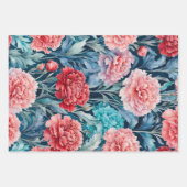 コテージカラフル花包み紙シート ラッピングペーパーシート (正面3)