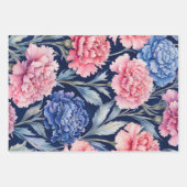 コテージカラフル花包み紙シート ラッピングペーパーシート (正面3)