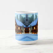 コテージカントリーノーザンパインキャビン コーヒーマグカップ (中央)