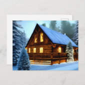 コテージカントリーノーザンパインキャビン ポストカード (正面/裏面)