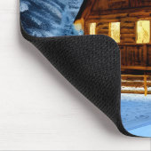 コテージカントリーノーザンパインキャビン マウスパッド (コーナー)