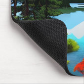 コテージカントリーレイクビュー マウスパッド (コーナー)