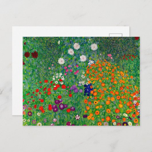 コテージガーデングスタフクリムト ポストカード (正面/裏面)