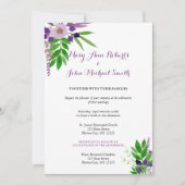 コテージガーデングリーン結婚リー 招待状 (正面)