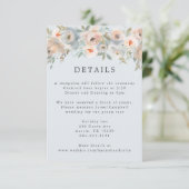 コテージガーデンパステルブルーピーチコーラル エンクロージャーカード (スタンド正面)