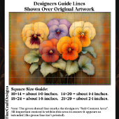 コテージガーデンパンジー、ヴィンテージEF8Rデコページ 薄葉紙