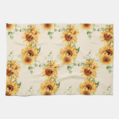 コテージガーデンヒマワリ キッチンタオル (横)