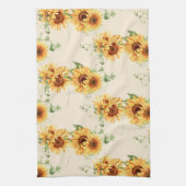 コテージガーデンヒマワリ キッチンタオル (縦)