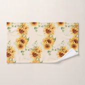 コテージガーデンヒマワリ バスタオルセット (ハンドタオル)