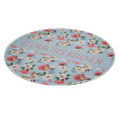 コテージガーデンフラワパーソナライズされたー カッティングボード (角)