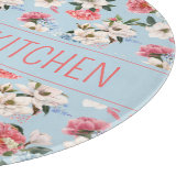 コテージガーデンフラワパーソナライズされたー カッティングボード (角)