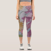 コテージガーデンフラワーズレギンス カプリレギンス (正面)