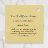 コテージガーデンワイルドメドウハニーハニービーズブルー フェイバータグ (裏面)