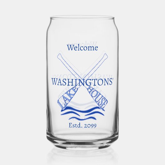 コテージキャビンレイクハウス飲み物用品ビール ガラス缶 (正面)