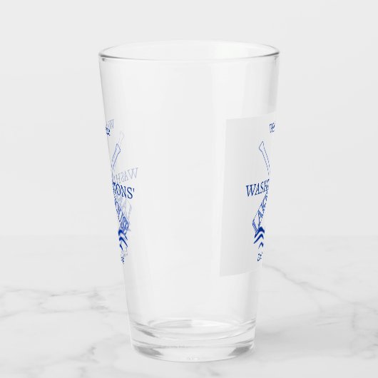 コテージキャビンレイクハウス飲み物用品ピントビール タンブラーグラス (左)