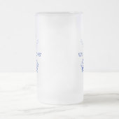 コテージキャビンレイクハウス飲み物用品 フロストグラスビールジョッキ (中央)