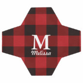 コテージクリスマスレッドバッファローランバージャックプレイド サッカーボール (フラット)