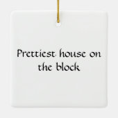 コテージクールハウスオーナメント セラミックオーナメント (裏面)