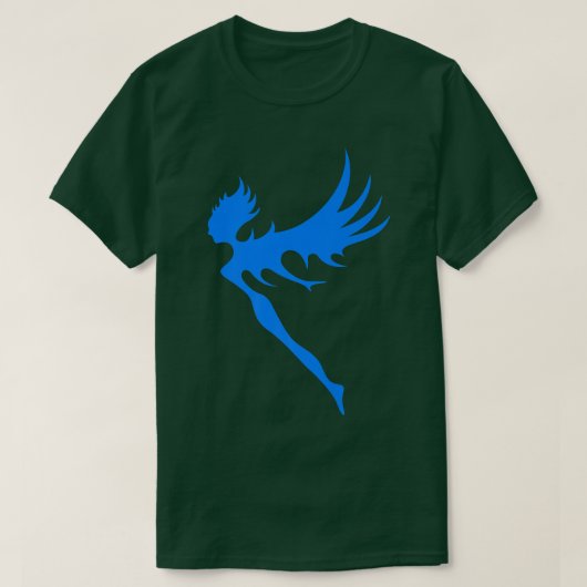 コテージグランジコアの妖精のエンブレム男性の女性の墓 Tシャツ (デザイン正面)